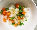 お一人様☆野菜たっぷり梅ポン味オムライス作り方3写真