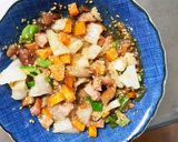 お一人様☆野菜たっぷり梅ポン味オムライス作り方7写真