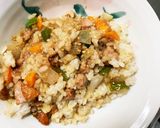 お一人様☆野菜たっぷり梅ポン味オムライス作り方10写真
