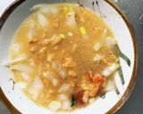 お一人様☆野菜たっぷり梅味噌味オムライス作り方13写真