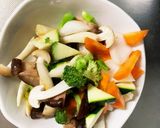 お一人様☆野菜たっぷり梅ポン味オムライス作り方18写真