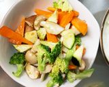 お一人様☆野菜たっぷり梅味噌味オムライス作り方18写真