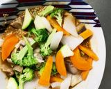 お一人様☆野菜たっぷり梅ポン味オムライス作り方20写真