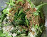 ほうれん草とスナップえんどうの胡麻和え作り方4写真
