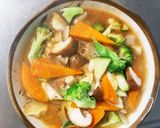 お一人様☆野菜たっぷり梅味噌味オムライス作り方20写真