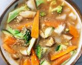 お一人様☆野菜たっぷり梅味噌味オムライス作り方21写真