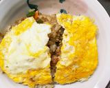 お一人様☆野菜たっぷり梅ポン味オムライス作り方26写真