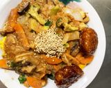 お一人様☆野菜たっぷり梅ポン味オムライス作り方30写真