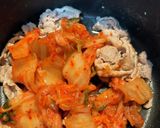 これは贅沢！豚キムチー玉うどん作り方2写真