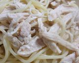 梅と温泉卵のパスタ作り方20写真