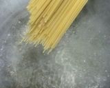 梅と温泉卵のパスタ作り方6写真