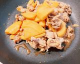 たけのこと豚肉の炒め物　#たけのこ作り方3写真