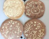 お祝いにも♪ココアホットケーキアート作り方2写真