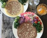 お祝いにも♪ココアホットケーキアート作り方4写真
