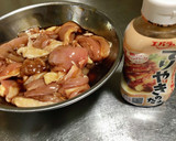 エバラてりやきのたれで作る鶏の串照り焼き作り方1写真