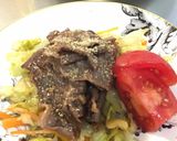 給食の「焼肉サラダ」♡ちょっぴり贅沢作り方8写真
