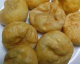 肉詰め油面筋の煮物作り方1写真