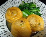 肉詰め油面筋の煮物作り方6写真