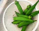 さっぱりレモンと白だしオクラ&長芋和え作り方3写真