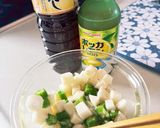 さっぱりレモンと白だしオクラ&長芋和え作り方8写真