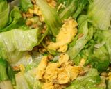 パパッと10分！納豆とレタスの卵炒め作り方4写真