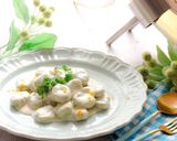 そら豆のニョッキ～柚子胡椒豆乳クリーム～作り方9写真