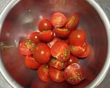 トマトと大葉の浅漬け作り方1写真