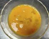 サバとほうれん草の卵とじ丼作り方1写真