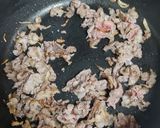 牛肉と春菊のまぜまぜ丼作り方3写真