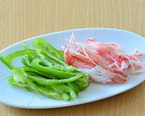 カニカマとキャベツのマヨ炒め、カレー風味作り方3写真