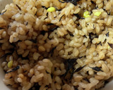 ひじきとえんどう豆の炊き込みご飯作り方4写真
