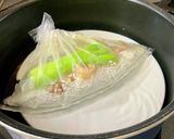 ポリCOOK保温 缶詰でカオマンガイ風作り方5写真