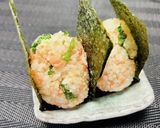 鮭とごまと大葉のおにぎり作り方4写真
