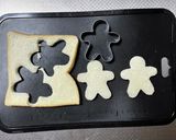 がんばれ日本!食パンで金銀銅メダルサンド作り方1写真