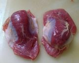 砂肝の柚子胡椒レモン炒め作り方1写真