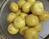 新じゃがいものおかか煮♪作り方1写真