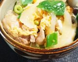 具材たくさんの親子丼作り方9写真