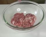 豚こまステーキ作り方1写真