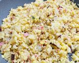パックご飯でパラッパラの炒飯 キャンプ飯作り方7写真