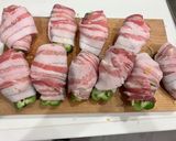 ピーマンとサツマイモの肉ロール作り方3写真