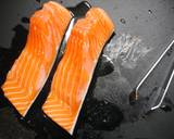 簡単！銀鮭フライパン焼き　だし風味作り方1写真