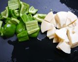 簡単！鶏ピーマンたけのこのオイスタ炒め作り方1写真