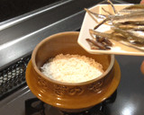 峠の釜めしの釜で作る炊き込みご飯作り方2写真