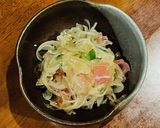 新玉ねぎと生ハムのナムル風作り方4写真