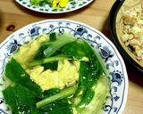 たまごと菜っ葉　コンソメスープ作り方6写真