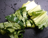 簡単！厚揚げと茄子小松菜の味噌炒め作り方1写真