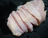 簡単！揚げない☆鶏むねチキンカツ作り方1写真