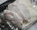 簡単！揚げない☆鶏むねチキンカツ作り方3写真