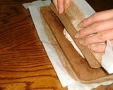もっちり米粉のロールケーキ❤チョコ編作り方11写真