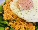 冷凍炒飯活用●冷凍炒飯のプレート風作り方1写真